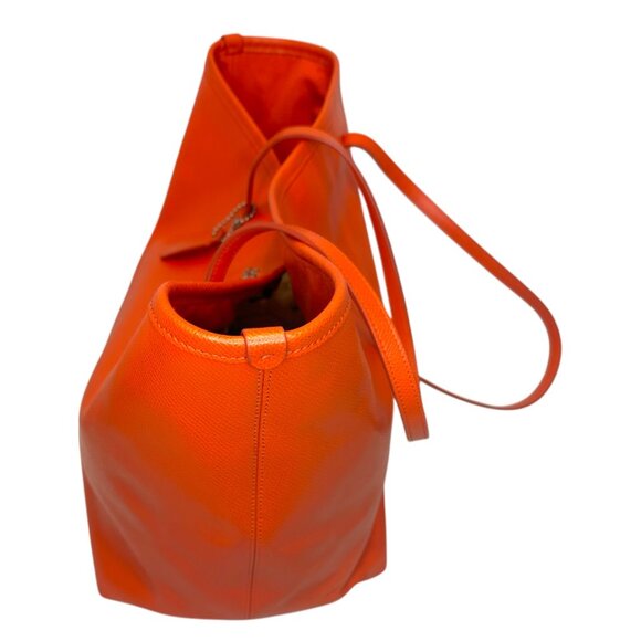 Coach City Tote Oragne Leather Double Handle Large Tote Bag (NWOT) - Picture 4 of 7